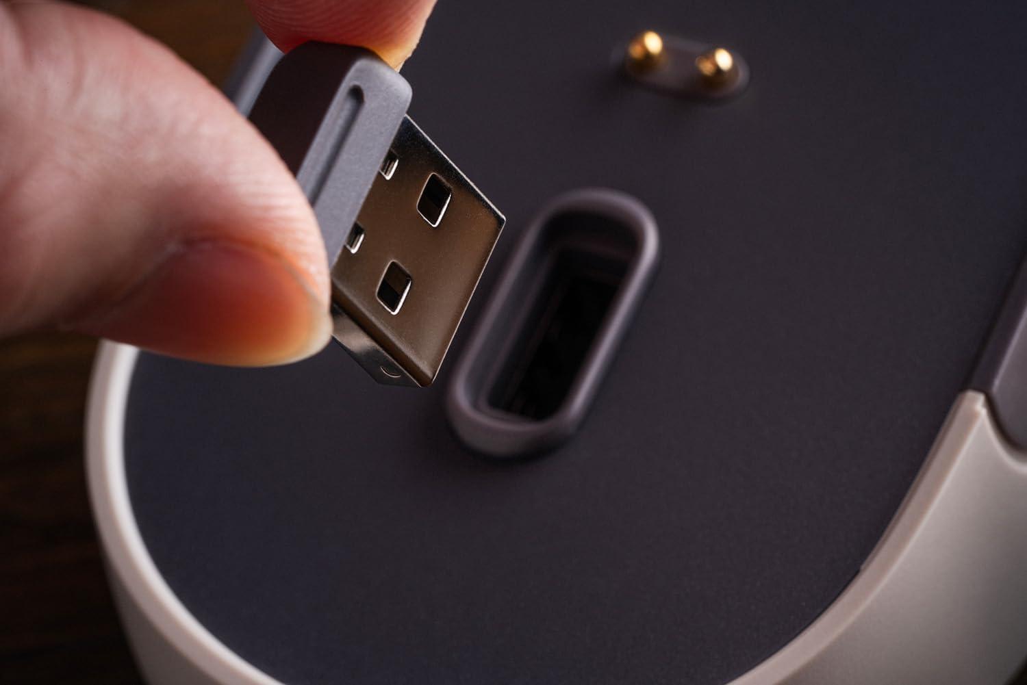 image8BitDo Retro R8 Mouse with Charging Dock PAW 3395 Optical Sensor DPI 26000 Wireless Mouse with 4K Polling Rate Programmable Buttons and Kailh Sword GM X Micro Switches N Edition