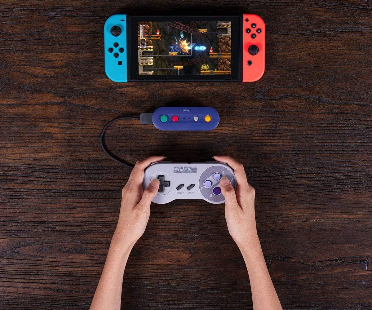 image8Bitdo Gbros Wireless Adapter for Nintendo Switch Works with Wired GameCube ampamp Classic Edition Controllers Nintendo SwitchAdapter