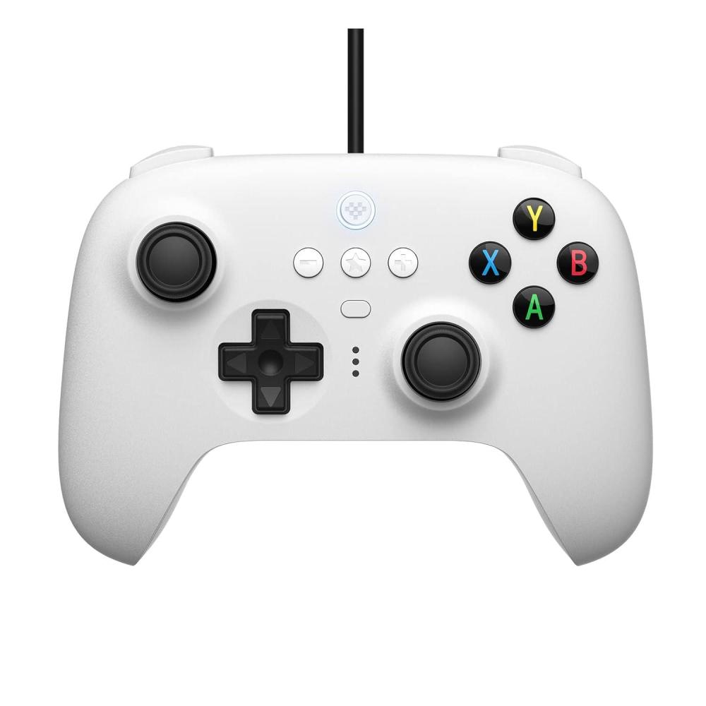 image8BitDo Ultimate Wired Controller USB Wired Controller for PC Windows 10 Android Steam Deck Raspberry Pi and Switch BlackWhite