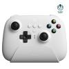8BitDo Ultimate 2 Wireless Controller for Windows PC, Apple, Steam & Android, Gaming Controller with TMR Joysticks, Hall/Tactile Triggers, Motion Control, RGB Fire Ring, 1000Hz Polling Rate, Black(White)