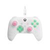 8BitDo Ultimate Mini Wired Controller for Xbox with RGB Lighting Fire Ring, Hall Effect Joysticks and Triggers, for Xbox Series X|S, Xbox One, Windows 10/11 – Officially Licensed (Translucent White)(Translucent White)