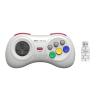 8Bitdo M30 2.4G Wireless Gamepad for Sega Genesis Mini and Mega Drive Mini and Switch with 6-Button Layout (Black)(White)