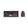 8Bitdo N30 2.4G Wireless Gamepad for Original NES (Transparent Edition)(Black)