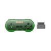 8Bitdo Sn30 2.4G Wireless Gamepad for Original SNES/SFC (Transparent Edition)(Transparent Green)