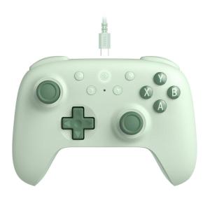 8BitDo Ultimate 2C Wired Controller for Windows PC and Android, with Hall Effect Joysticks and Hall Triggers, 1000Hz Polling Rate, and Remappable L4/R4 Bumpers – Black Myth: Wukong(Green)