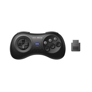 8Bitdo M30 2.4G Wireless Gamepad for the Original Sega Genesis and Sega Mega Drive – Sega Genesis,Black(Black)