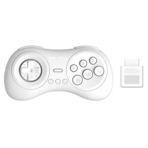 8Bitdo M30 2.4G Wireless Gamepad for the Original Sega Genesis and Sega Mega Drive – Sega Genesis,Black(White)