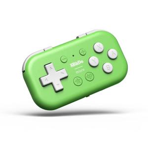 8Bitdo Micro Bluetooth Gamepad Pocket-sized Mini Controller for Switch, Android, and Raspberry Pi, Supports Keyboard Mode (Blue)(Green)
