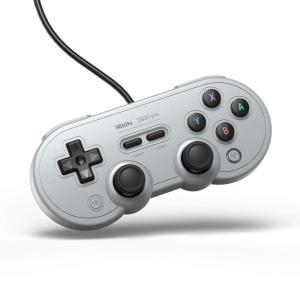 8Bitdo Sn30 Pro USB Wired Gamepad for Switch, Windows & Raspberry Pi(Gray Edition)(Gray Edition)