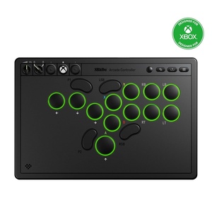 8BitDo All-Button Arcade Controller for Xbox Series X|S, Xbox One & PC, 2.4G Wireless, Low-profile Mechanical Switches, Programmable Buttons, Hot-swappable PCB, RGB Lighting – Officially Licensed