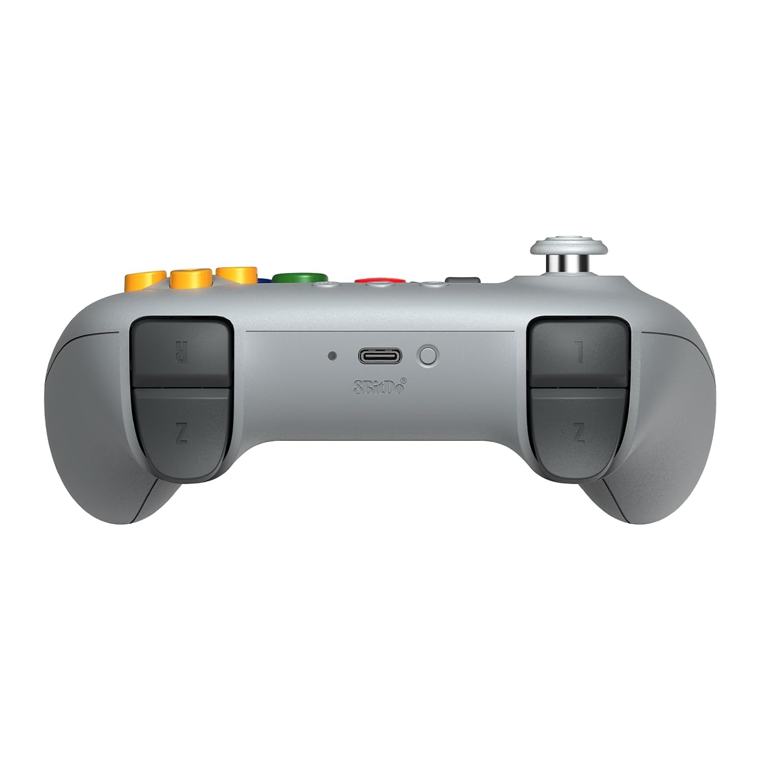 image:image8BitDo 64 Bluetooth Controller for Analogue 3D Switch Switch 2 Windows and Android OceanGrey