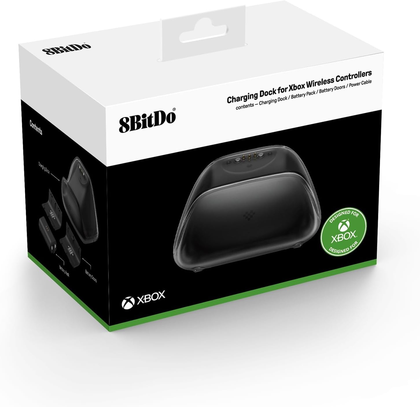 image:image8BitDo Charging Dock for Xbox Series XS Wireless Controllers Fast Charging Station with 1100mAh Battery Pack Officially Licensed Forza Horizon 6 Limited EditionBlack