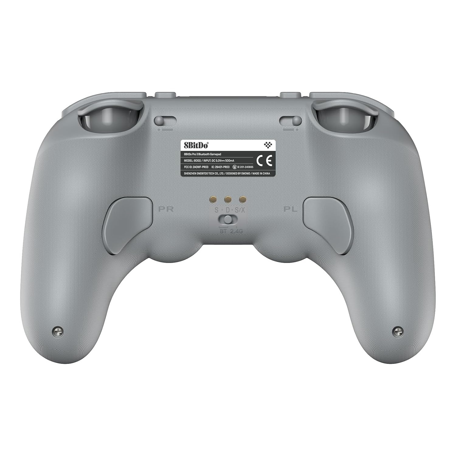 image:image8BitDo Pro 3 Bluetooth Controller for SwitchSwitch 2 TMR Joysticks Swappable ABXY Buttons Pro Back Buttons Charging Dock Hall Effect Triggers for Windows Apple SteamOS Android PurpleGray