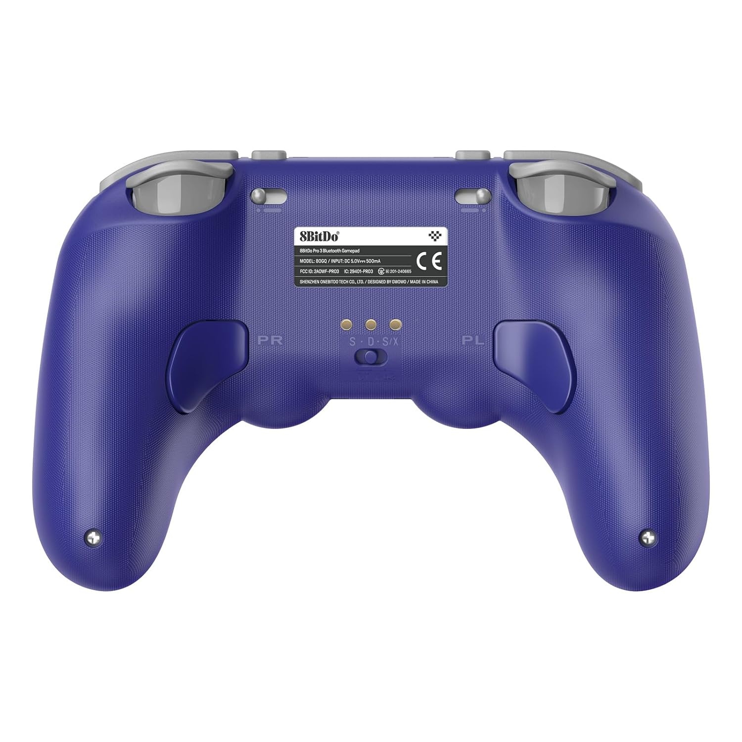 image:image8BitDo Pro 3 Bluetooth Controller for SwitchSwitch 2 TMR Joysticks Swappable ABXY Buttons Pro Back Buttons Charging Dock Hall Effect Triggers for Windows Apple SteamOS Android PurplePurple