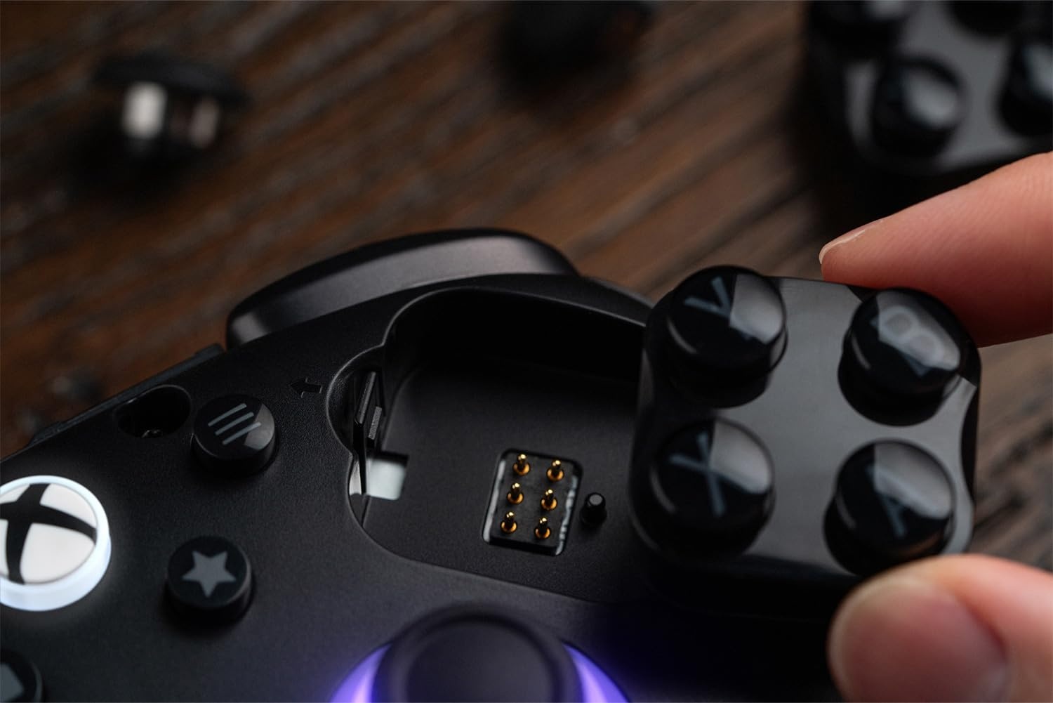 image:image8BitDo Ultimate 3E Wireless Controller for Xbox Series XS Xbox One PC Android Apple 24G for Xbox amp PC Swappable Parts TMR Joysticks Wireless Charging Dock Officially Licensed Gray