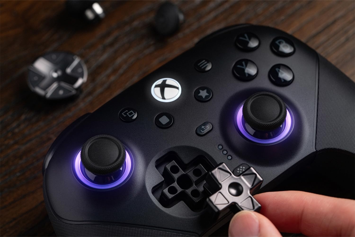 image:image8BitDo Ultimate 3E Wireless Controller for Xbox Series XS Xbox One PC Android Apple 24G for Xbox amp PC Swappable Parts TMR Joysticks Wireless Charging Dock Officially Licensed Gray
