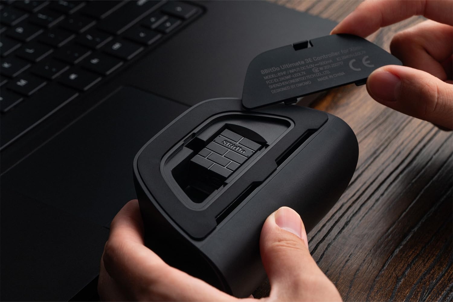 image:image8BitDo Ultimate 3E Wireless Controller for Xbox Series XS Xbox One PC Android Apple 24G for Xbox amp PC Swappable Parts TMR Joysticks Wireless Charging Dock Officially Licensed Gray
