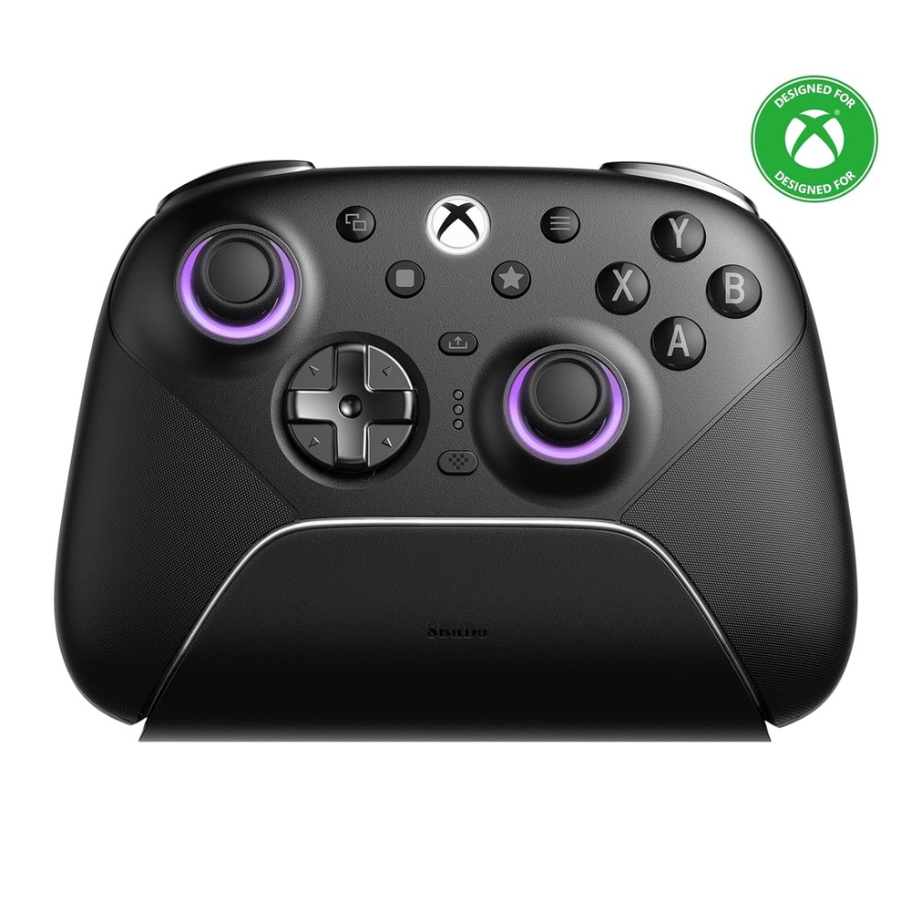 image:image8BitDo Ultimate 3E Wireless Controller for Xbox Series XS Xbox One PC Android Apple 24G for Xbox amp PC Swappable Parts TMR Joysticks Wireless Charging Dock Officially Licensed Gray