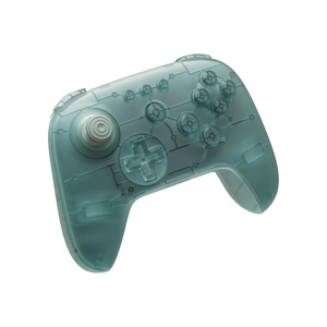 8BitDo 64 Bluetooth Controller for Analogue 3D, Switch, Switch 2, Windows, and Android (Ocean)(Ghost)
