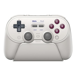 8BitDo Pro 3 Bluetooth Controller for Switch/Switch 2 – TMR Joysticks, Swappable ABXY Buttons, Pro Back Buttons, Charging Dock, Hall Effect Triggers, for Windows, Apple, SteamOS, Android – Purple(G Classic)